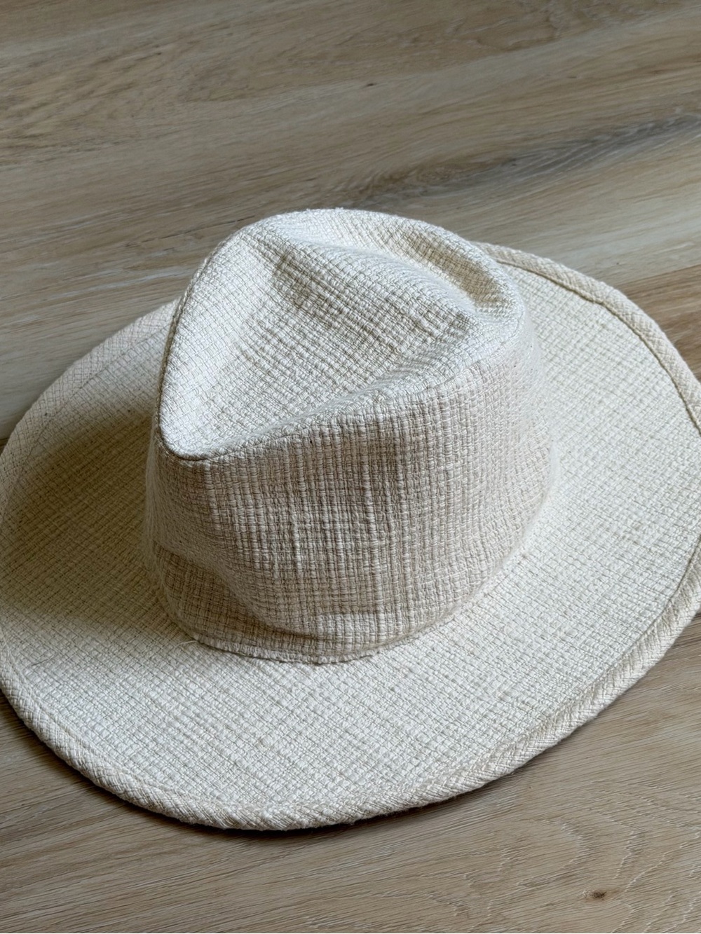 Lack of Color Sandy Cowboy Hat Ivory Tweed M - New w/ Tags